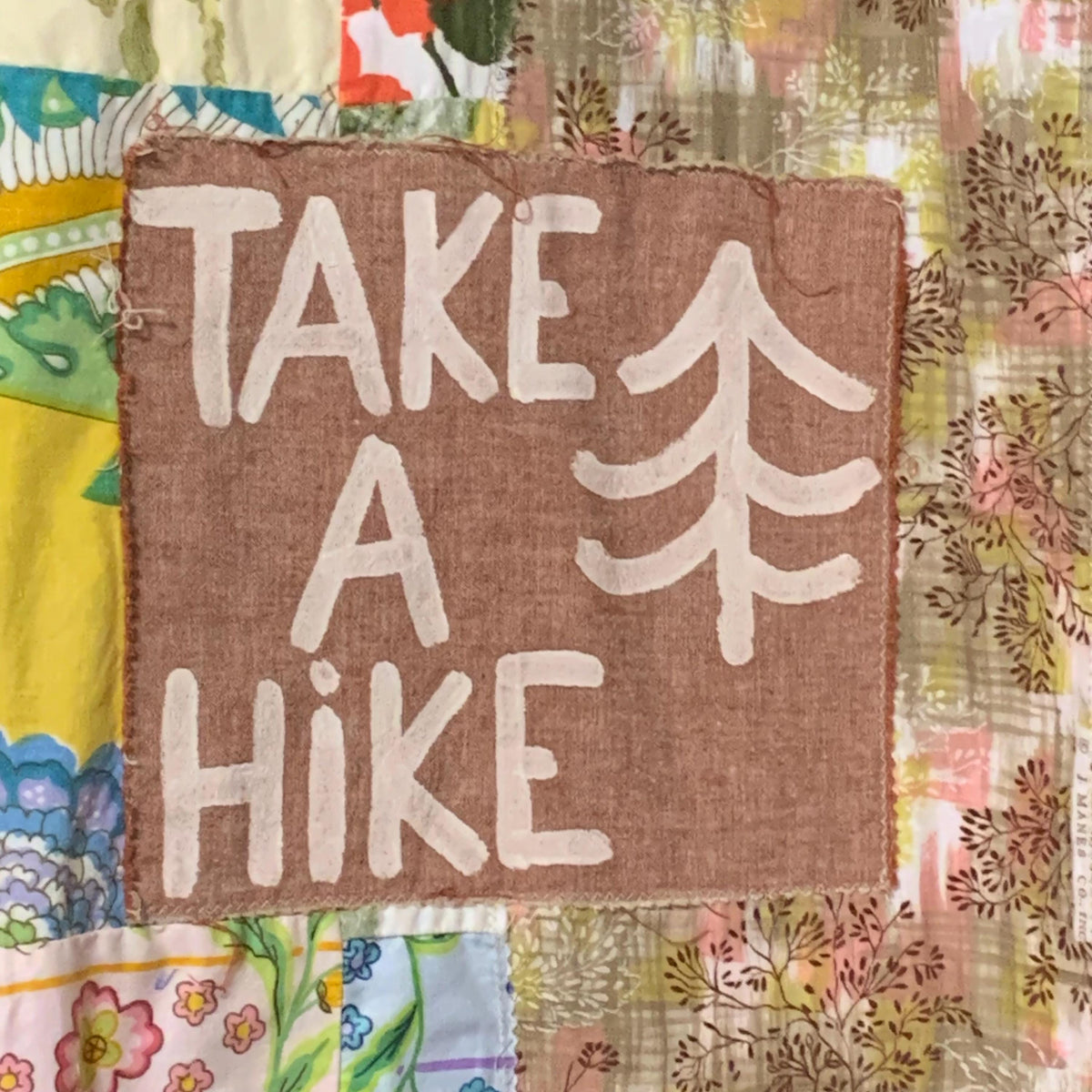 Take A Hike Hand Painted Flannel Shacket by Dee Couture, photo 8