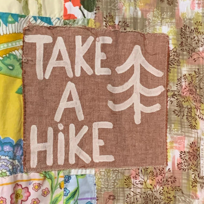 Take A Hike Hand Painted Flannel Shacket by Dee Couture, photo 8