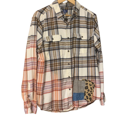 Gypsy Soul Hand Painted Flannel Shacket by Dee Couture, photo 4