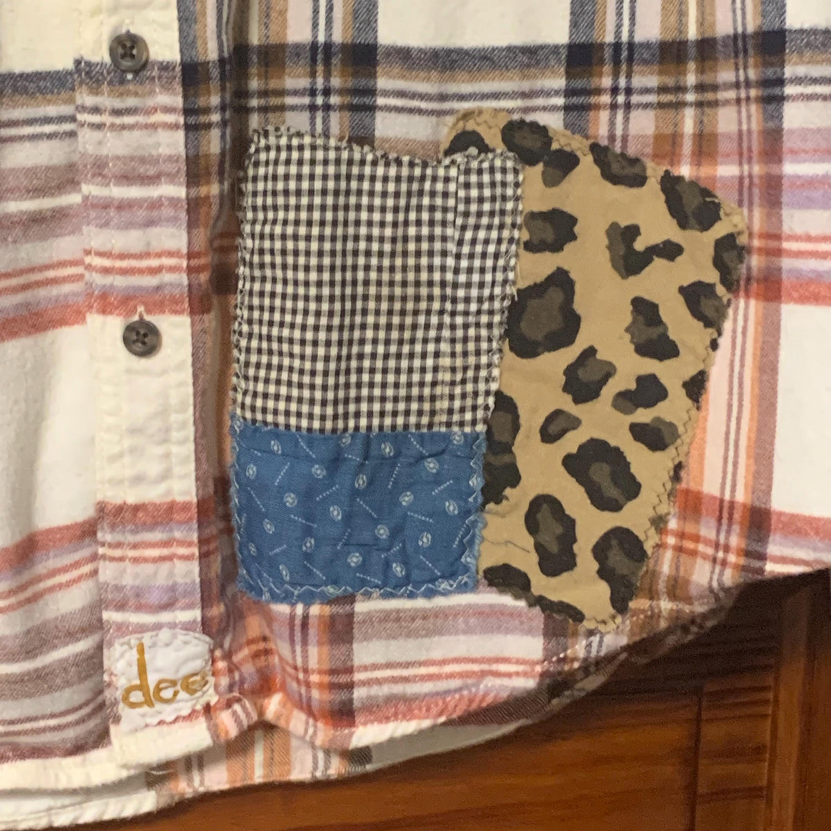 Gypsy Soul Hand Painted Flannel Shacket by Dee Couture, photo 8