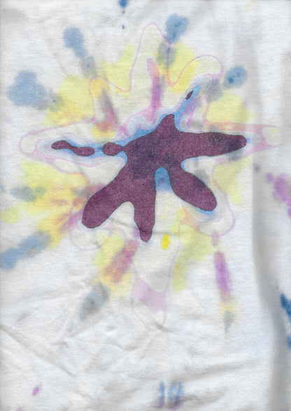 Early 2000s Swirl Tie Dye Patch Tee by W/Love, photo 3