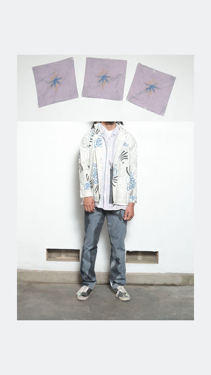Floral DTF Printed Buttonless Blazer by W/Love, photo 2