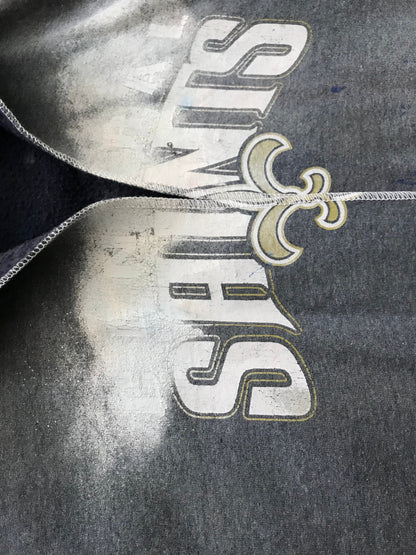 Saint Split Bleached Spray Painted Hoodie by W/Love, photo 7