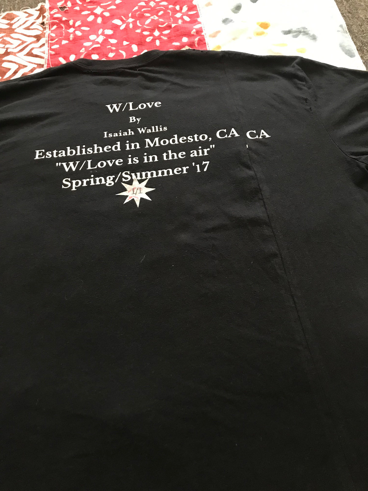 Split Repeat Rose Reconstructed T-Shirt by W/Love, photo 5