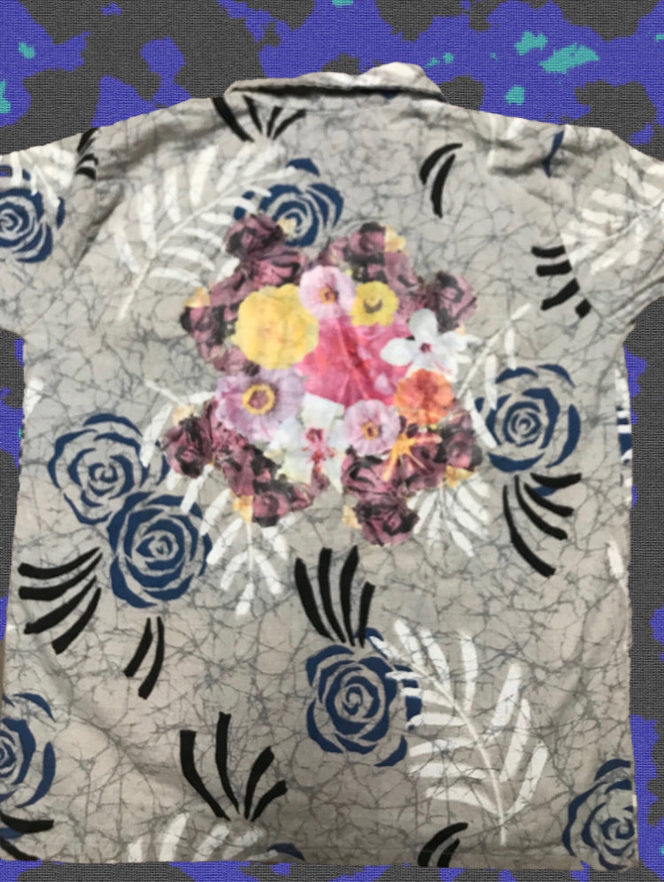 Floral DTF Printed Buttonless Blazer by W/Love, photo 5