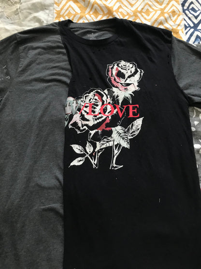Layered Split Reconstructed Long Sleeve Tee by W/Love, photo 2