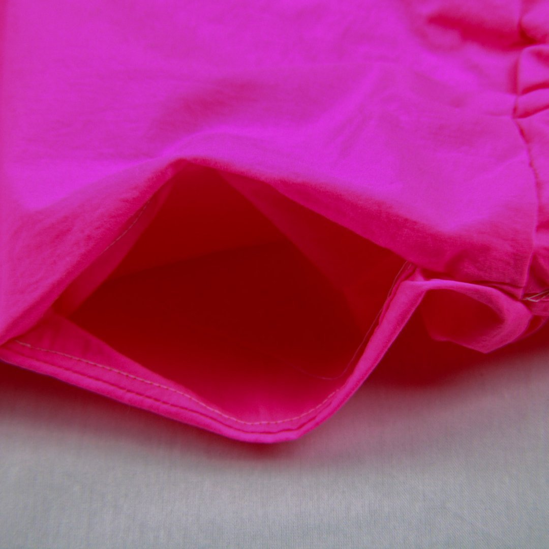 Pink Noise Neon Pink Shorts by The Modern Alien, photo 3