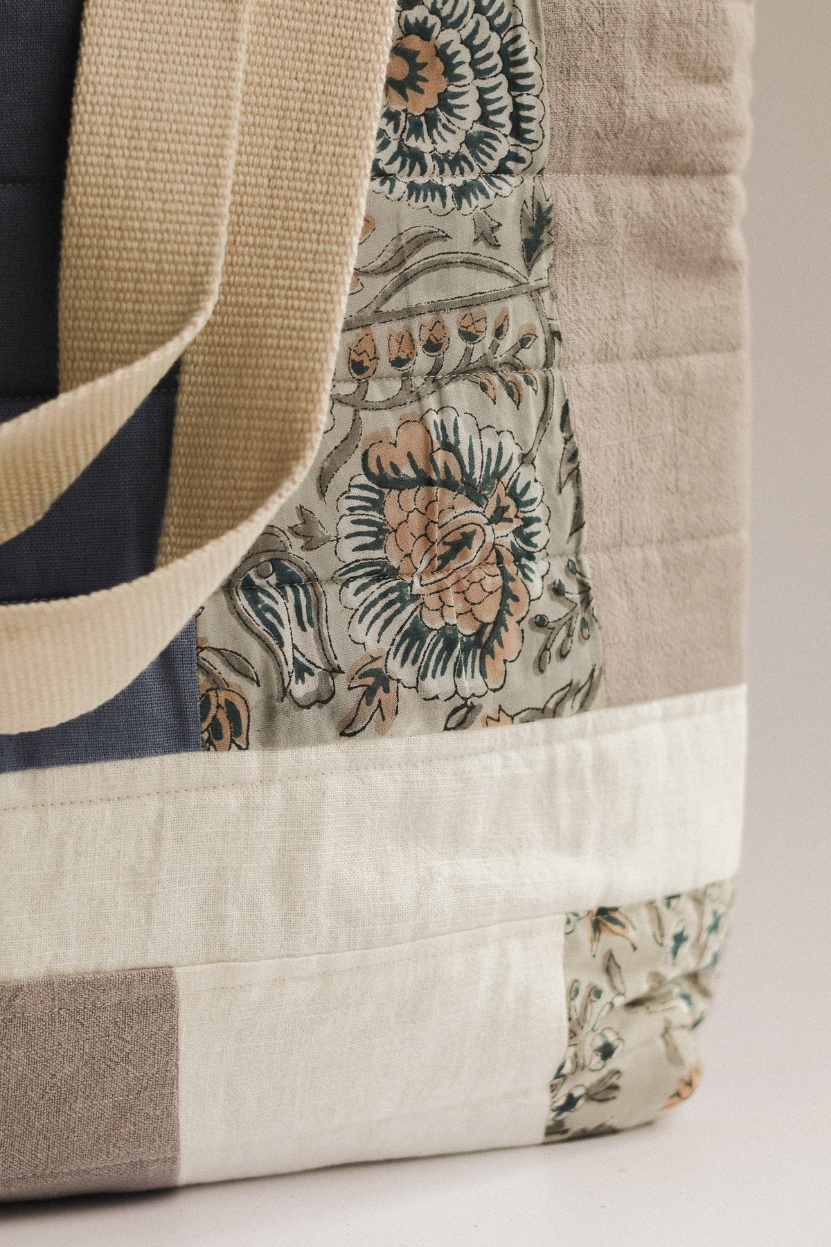 Upcycled Quilted Patchwork Tote Bags