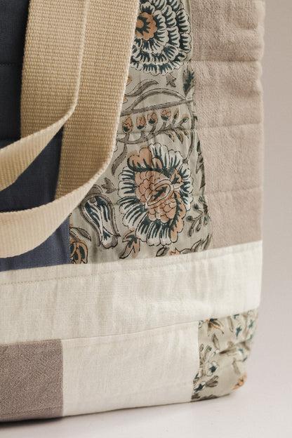 Upcycled Quilted Patchwork Tote Bags