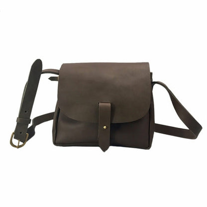 Nubuck Leather Bucket Bag Handcrafted Kenya Upcycled Neutral Everyday Tote