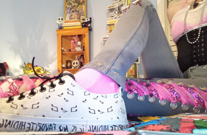 Leg Hemline Close Up View