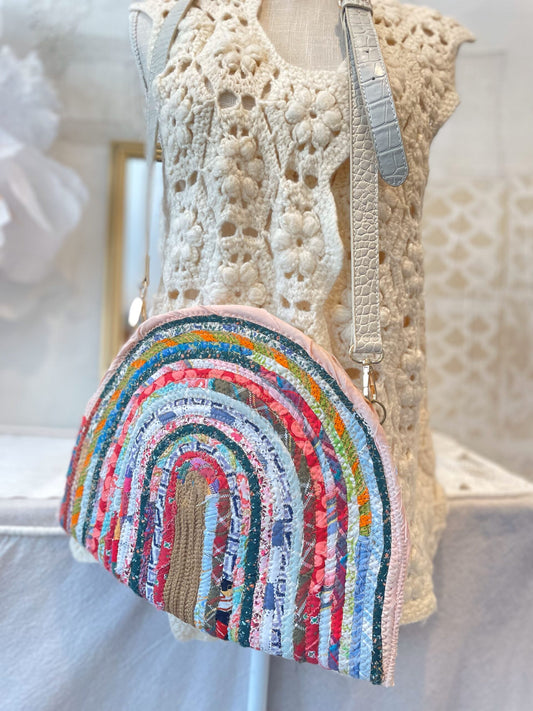 "Rainbow Taco Rope Bag"