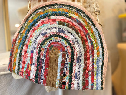 "Rainbow Taco Rope Bag"