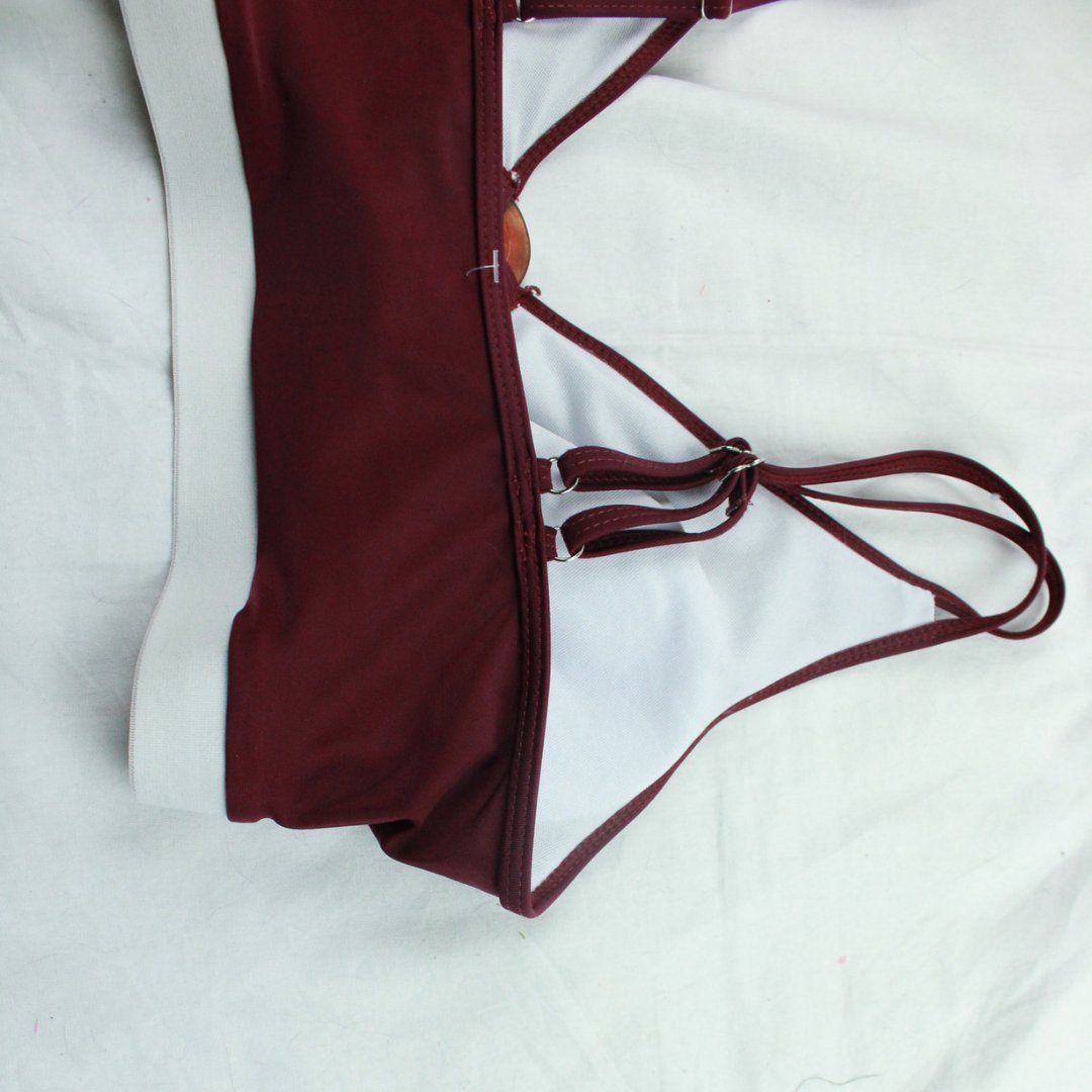 Poolside Mutation Swimwear Bralette and Skirt Set by The Modern Alien, photo 5