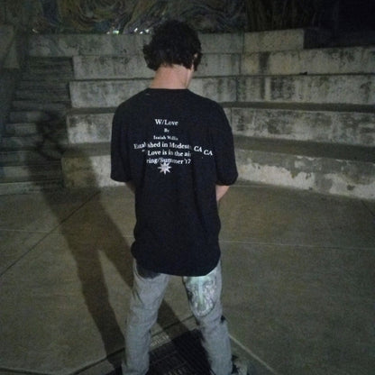 Split Repeat Rose Reconstructed T-Shirt by W/Love, photo 7