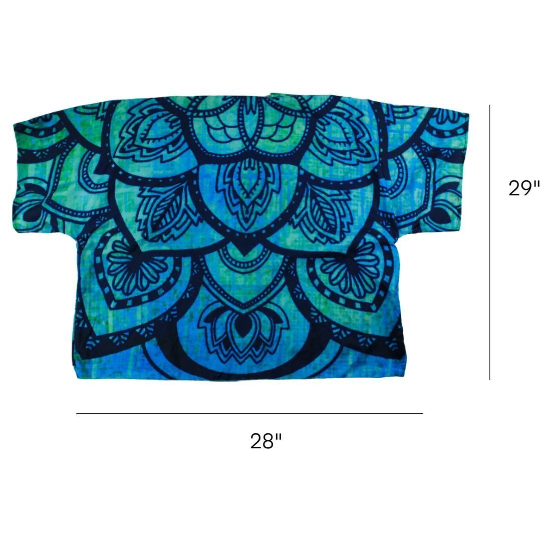 Tapestry Takeover Open Front Kimono by The Modern Alien, photo 4