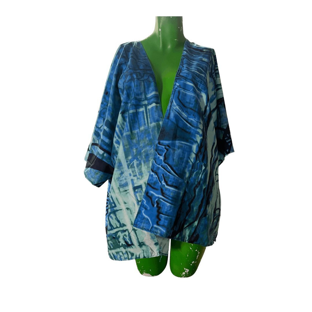 Tapestry Takeover Open Front Kimono by The Modern Alien, photo 9