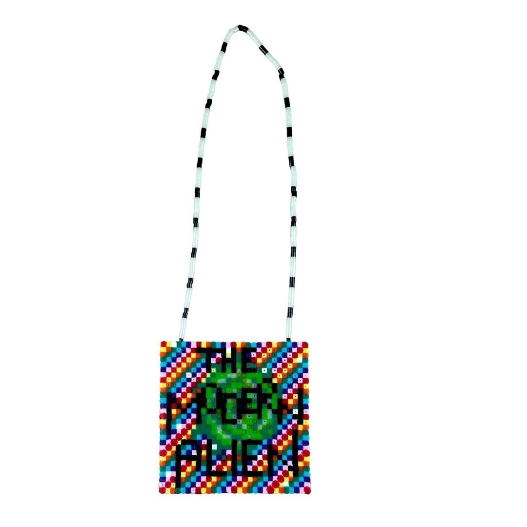 The Modern Alien Perler Necklace – Handmade Signature Piece 👽✨