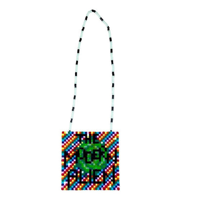 The Modern Alien Perler Necklace – Handmade Signature Piece 👽✨