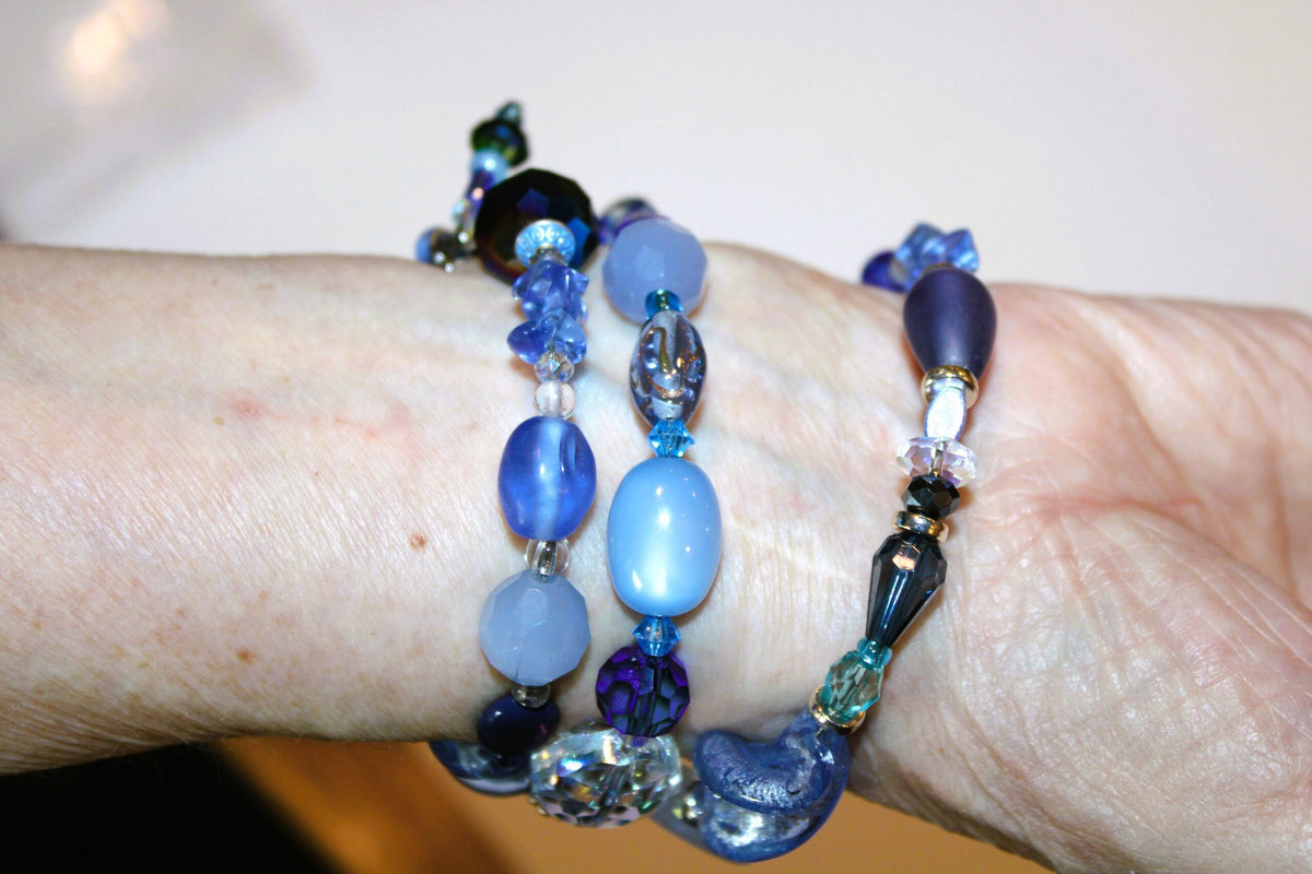 A view of the back side of the bracelet on the underside of the wrist