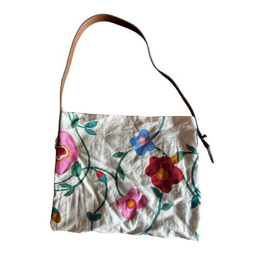 Upcycled Floral Canvas Shoulder Bag by The Modern Alien, photo 2