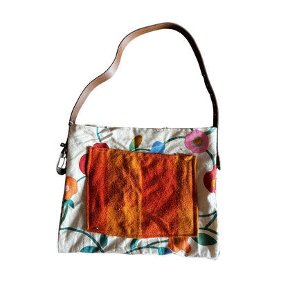 Upcycled Floral Canvas Shoulder Bag by The Modern Alien, photo 3