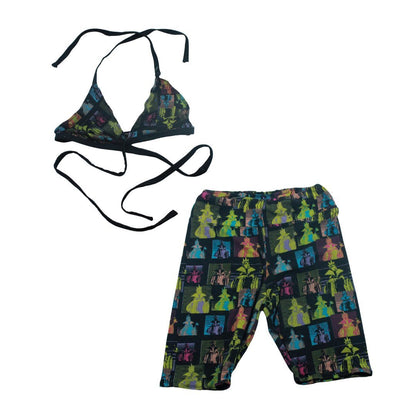 Villain Vibes Black Print Two-Piece Set by The Modern Alien