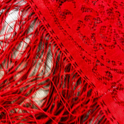 Western Desert Vest Crop Top & Lace Fringe Mini Skirt – Handmade & Upcycled