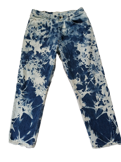 Upcycled Wrangler Bleached Denim Jeans