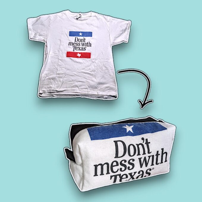 Don't mess with texas t-shirt & tote bag.