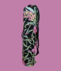 A black and pink cover with a floral pattern.