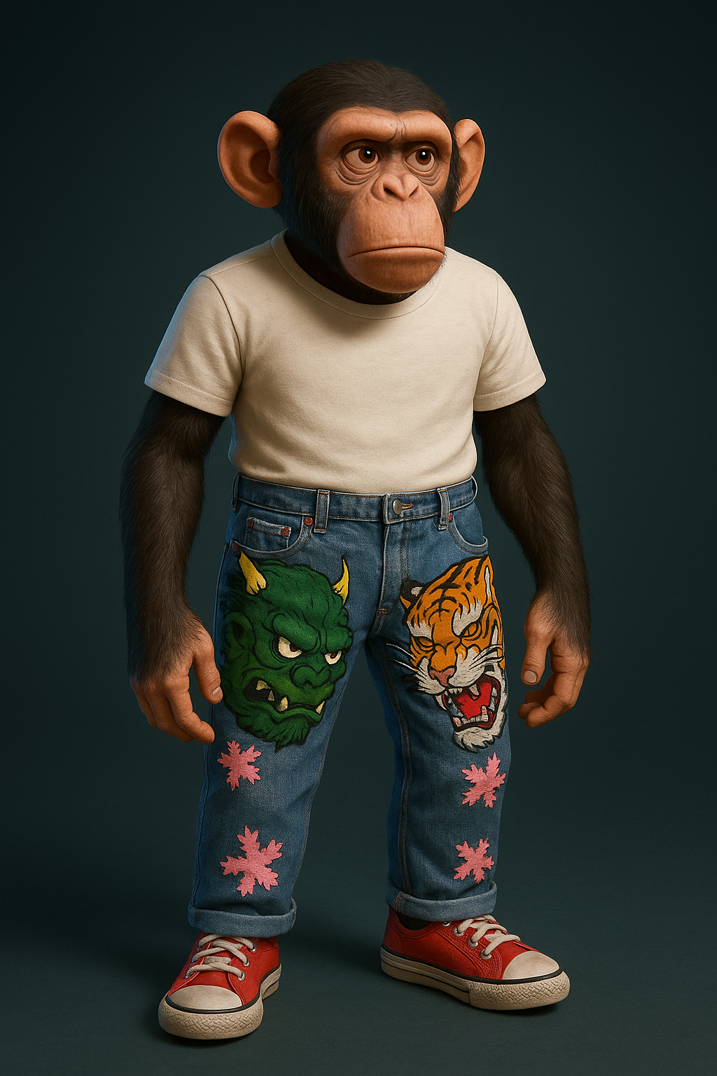 Dragon vs tiger denim - Image 4